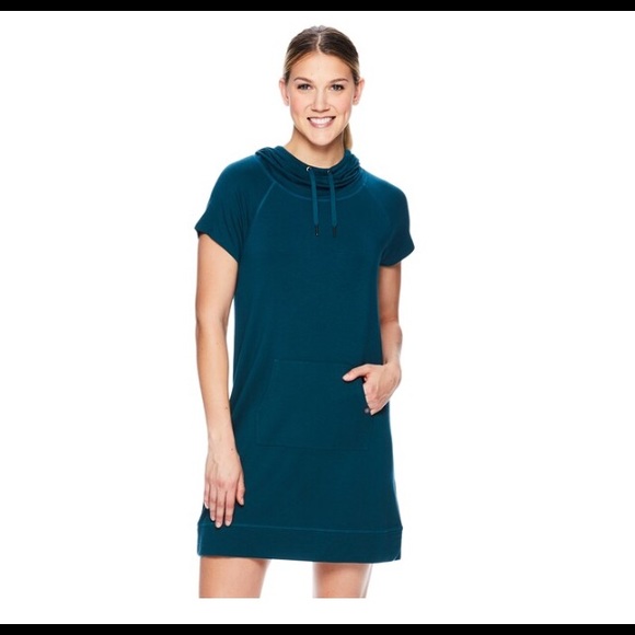 Stylish Gaiam Yoga Hooded Dress XSmall - Picture 2 of 8